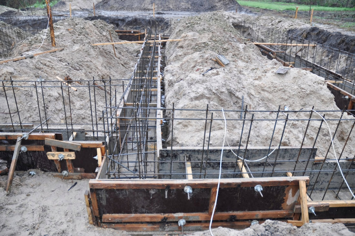 Concrete footings in Jurupa Valley, CA